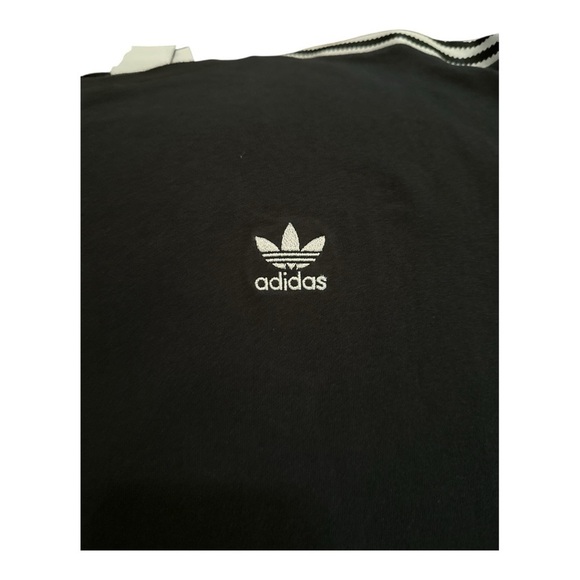 Adidas Originals Black Trefoil Logo T-Shirt Size S | 3-Stripes Tee Classic Fit - Picture 7 of 8